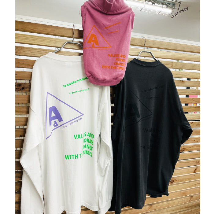 【オーナーTシャツ】サンカク L/S T ad055T