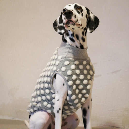 【即納＆受注商品】ボアドット グレー ネイビー ad037