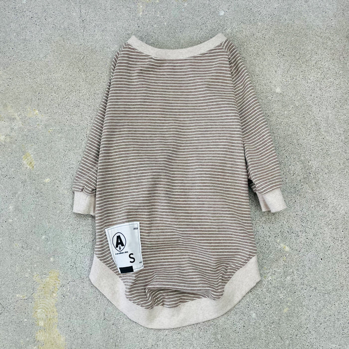 【受注商品】ボーダーラグランスリーブ　ad059