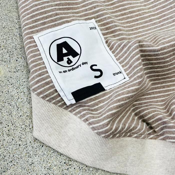 【受注商品】ボーダーラグランスリーブ　ad059