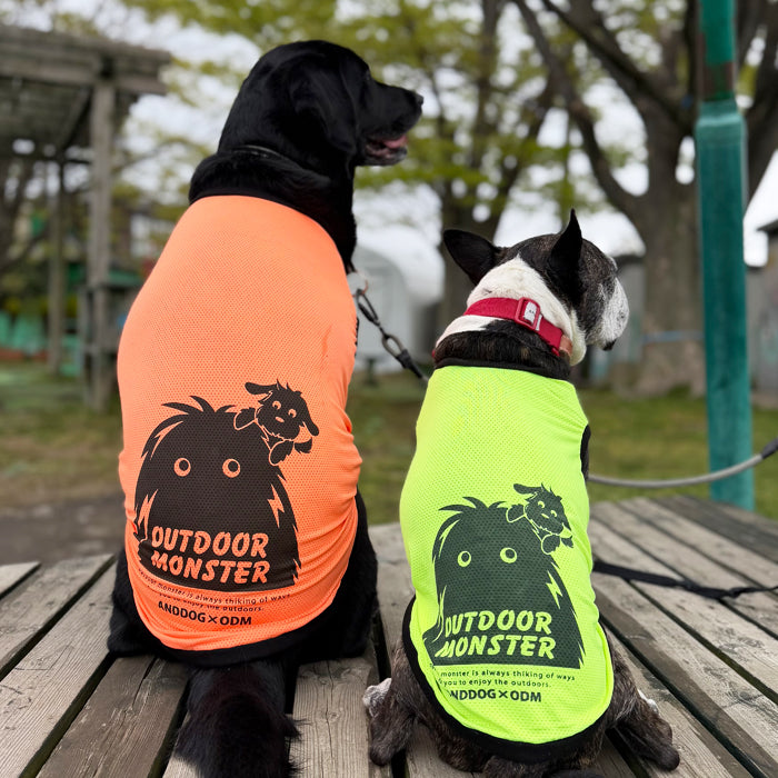 【接触冷感】OUTDOOR MONSTER メッシュタンクトップ ad075