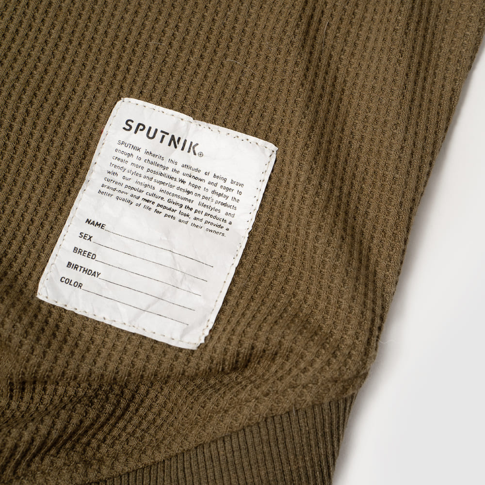 【SPUTNIK】Waffle Sweatshirt SP001