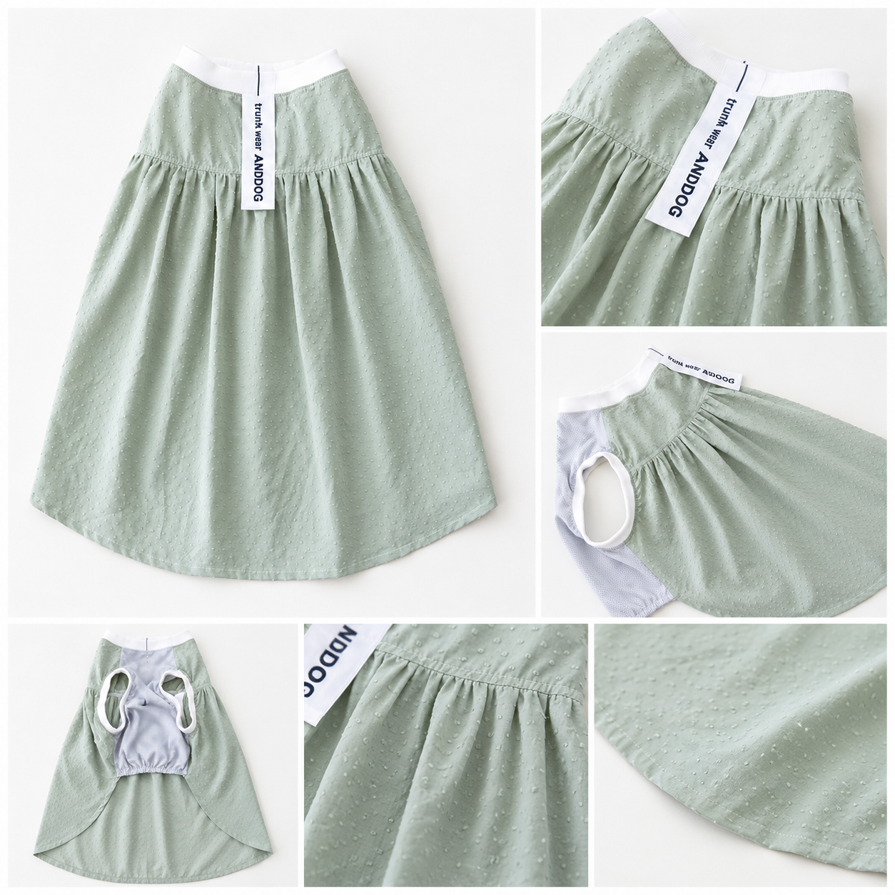 【受注商品】大型犬ワンピース | お腹接触冷感メッシュad079