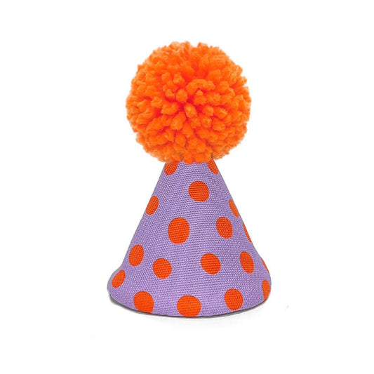 POMPOMHAT LAVENDER-DOT AC007