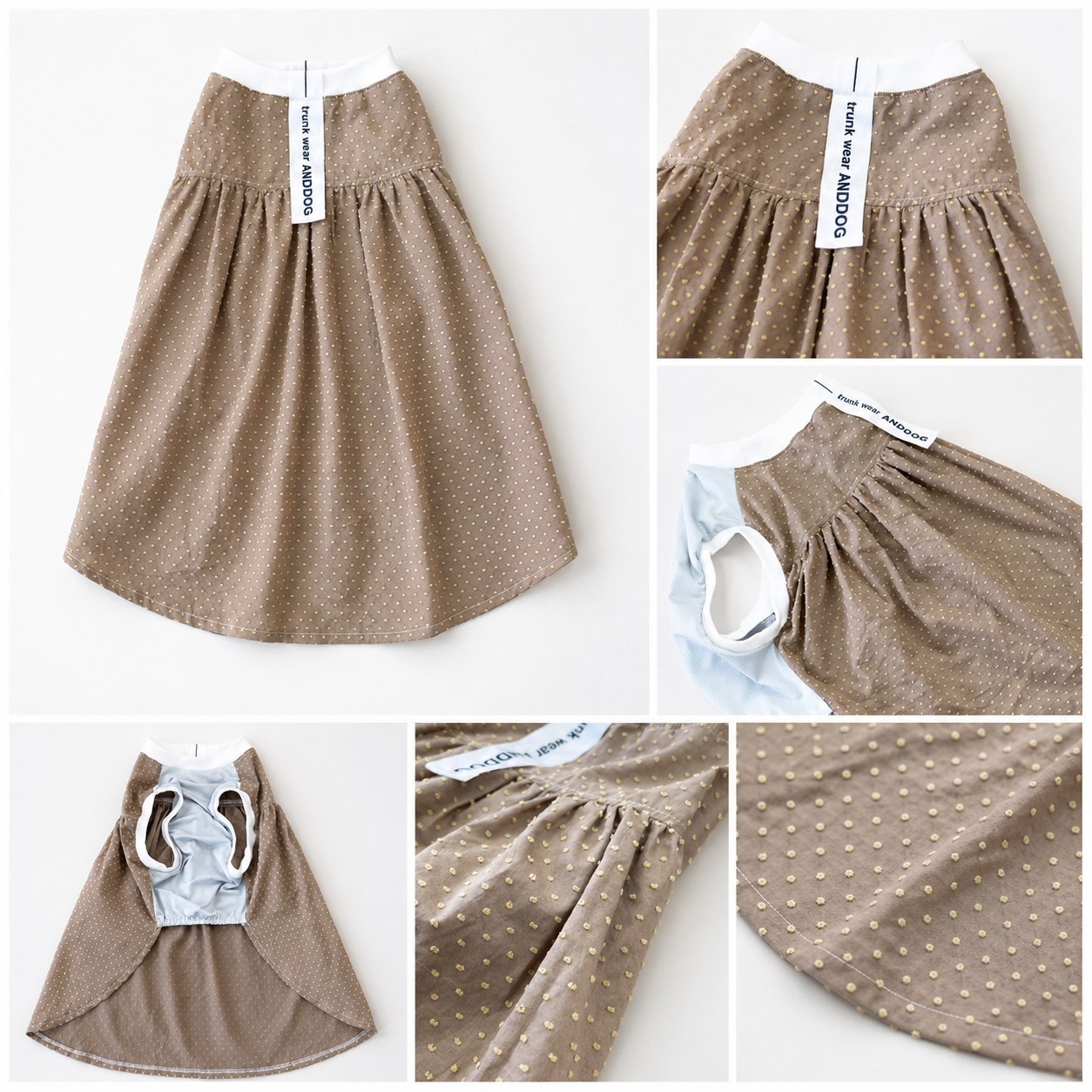【受注商品】大型犬ワンピース | お腹接触冷感メッシュad079